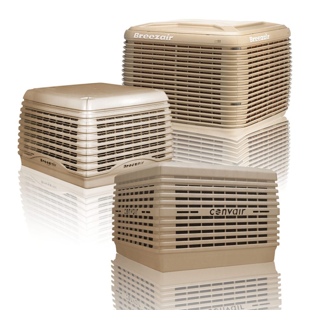 Breezair and Convair evaporative coolers