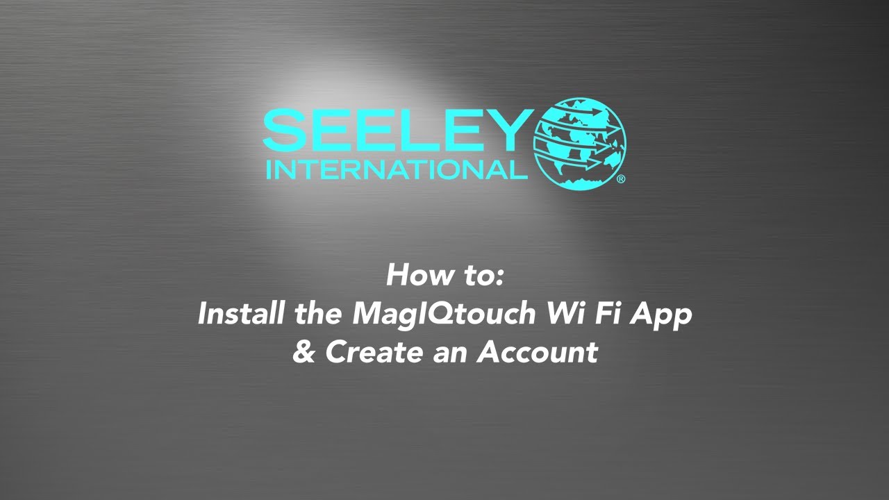 How to: Install the MagIQtouch Wi Fi App & Create an Account