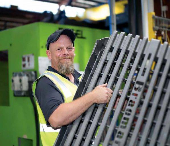 Seeley International Production Operator in the Seeley International factory