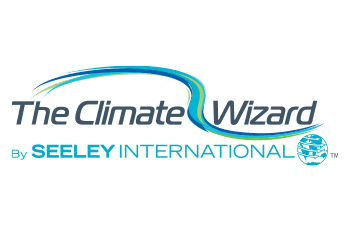 El logotipo Climate Wizard by Seeley International